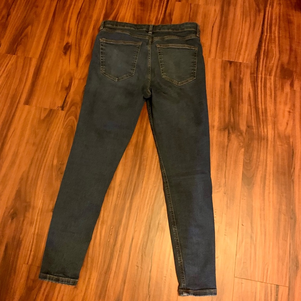 LN WOMENS TOPSHOP JAMIE JEANS. HIGH RISE. ZIP FLY, 5 POCKET DESIGN. NORDSTROM - Picture 3 of 6